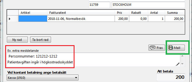 Personnummer Pa Kvitto Sgx Hjalp Sgx Ett Journalsystem For